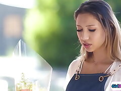 Flower Shop Petite Asian Licks Client